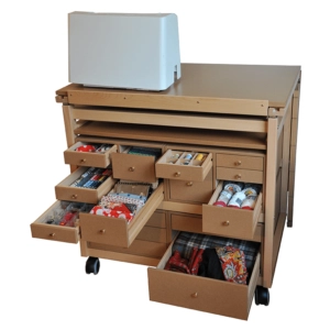 Nähtisch mit Schubladen M