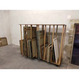 Meuble rangement toiles et tableaux Issoire