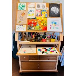 Auboi meuble atelier peinture Groupe hospitalier Loos