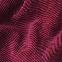 Velours de coton cotelé bordeaux