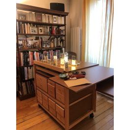 Meuble atelier art massif auboi Agnès Asnière sur seinejp