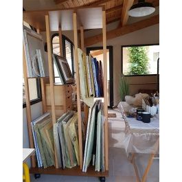 Système rangement toiles Karine Maussane-les-Alpilles