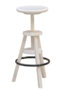 Tabouret en hêtre massif