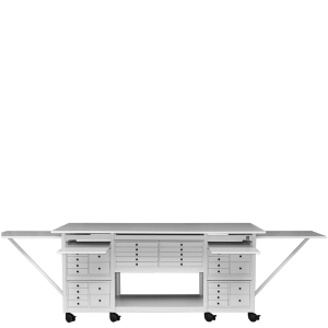 La table atelier XL blanche pour le patchwork
