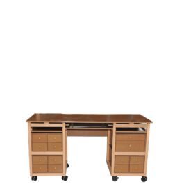 Table de coupe couture Auboi rangements plateaux