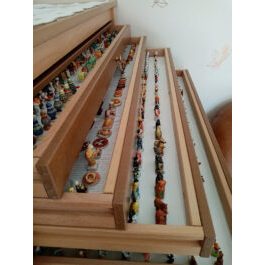Rangement des fèves dans la commode