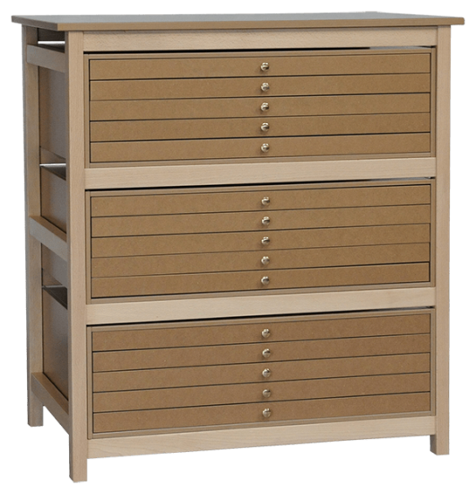 commode auboi rangement feuilles et papiers 15 tiroirs