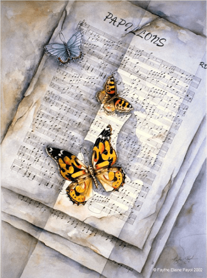 Peinture papillons Faythe Elancourt