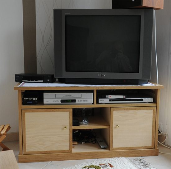 auboi meuble télé chêne frêne