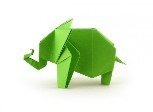 Elefant-Origami-Papierhandwerk