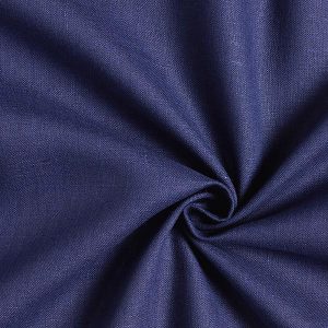Auboi tissus lin bleu