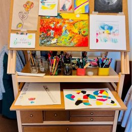 utilisation du meuble atelier d'art en univers hospitalier
