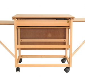 Structure Meuble Atelier Couture M+2 plateaux latéraux) plateau double