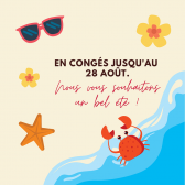 Ebénisterie Auboi congés