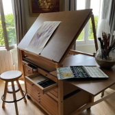 auboi meuble atelier peinture acrylique